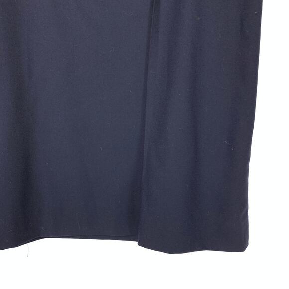 JIL SANDER Skirt Women's Size 40 US 10 High Rise Straight Pencil Navy Blue - Picture 4 of 5